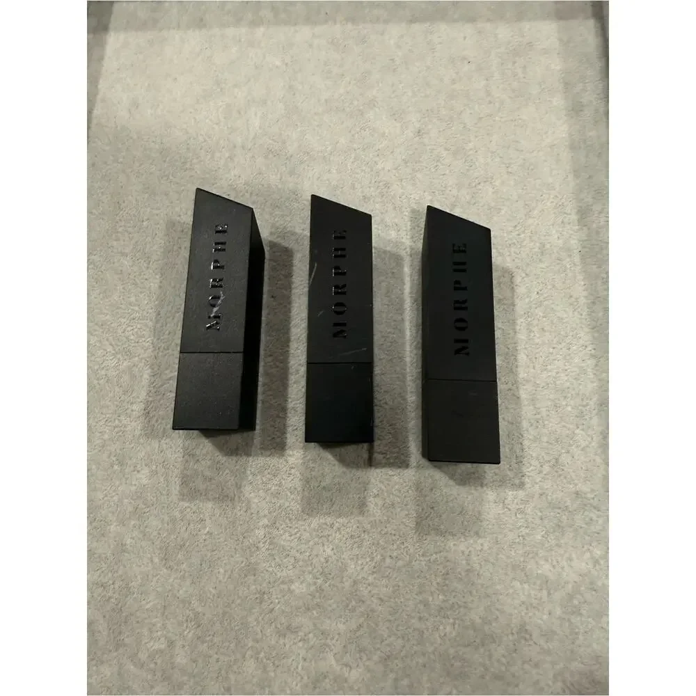 3 bundle set Morphe Matte Lipstick no shame, single af, kissy face beauty gift